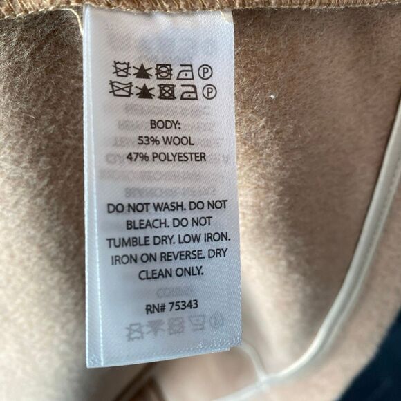 House of Harlow 1960 Camel Wool Blend Coat Size X-LARGE NWT - Picture 13 of 13